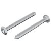 vidaXL Skruv 2 pcs Silver M6 x 60 mm St&aring;l