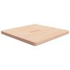 vidaXL Fyrkantig bordsskiva 70x70x4 cm obehandlad massiv ek