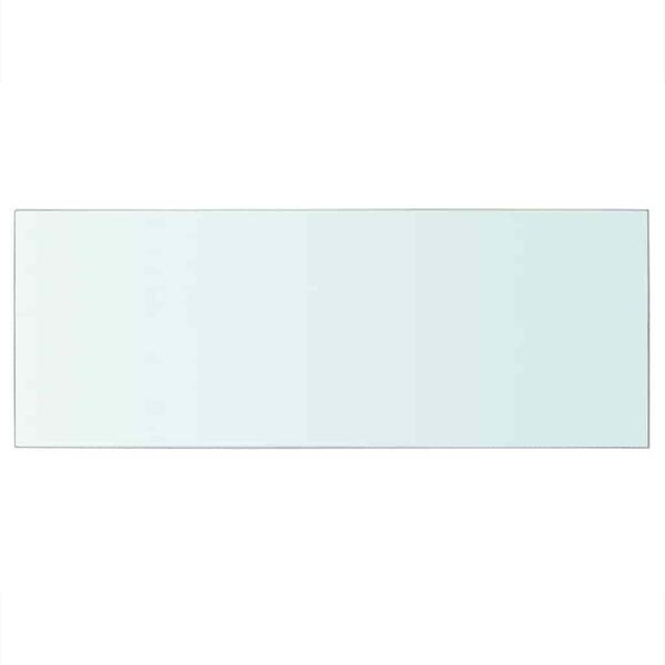 vidaXL Hyllplan glas genomskinlig 60x25 cm