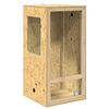 vidaXL Terrarium Brun 50 x 50 x 130 cm OSB