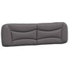 vidaXL Headboard Cushion "Hvar" Grey 180 cm Faux Leather