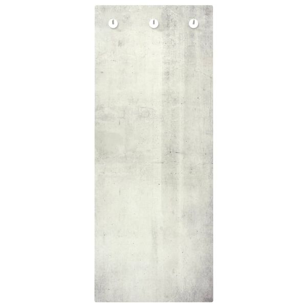 vidaXL V&auml;ggmonterad kl&auml;dh&auml;ngare 125x50 cm h&auml;rdat glas sten