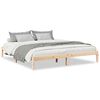 vidaXL S&auml;ngram utan madrass extra l&aring;ng 180x210 cm massiv furu