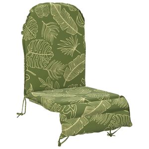 vidaXL Sols&auml;ngkudde GEMERT 100% Polyester Bladdesign 55 x 135 x 6 cm