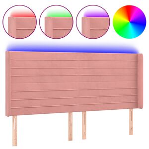 vidaXL S&auml;nggavel LED gr&ouml;n 183x16x118/128 cm sammet