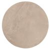 vidaXL Mjuk matta HUARTE med kort lugg tv&auml;ttbar sandbeige &Oslash; 100 cm