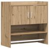 vidaXL V&auml;gg hylla V&auml;ggmonterat Artisan-ek 80 x 36 x 80 cm