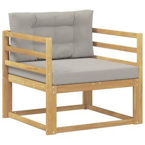 vidaXL Utomhus Mellansoffa Polyester Vit