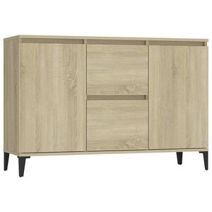 vidaXL Sk&auml;nk sonoma-ek 102x35x70 cm konstruerat tr&auml;