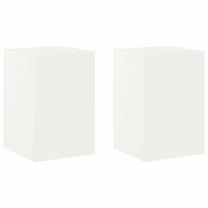vidaXL V&auml;xtst&auml;ll 2 pcs Vit 40 x 40 x 60 cm St&aring;l