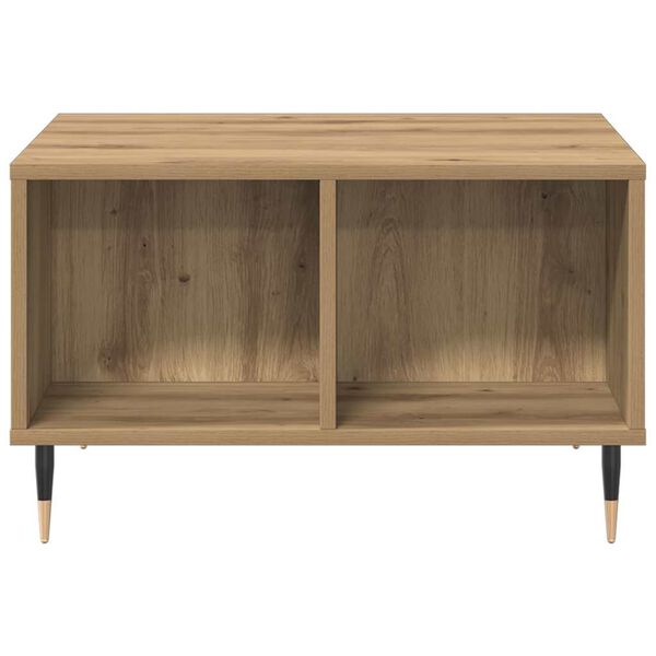 vidaXL Soffbord artisan ek 60x50x36,5 cm konstruerat tr&auml;