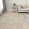 vidaXL Självhäftande golvplankor 20 st PVC 1,86 m² beige ränder