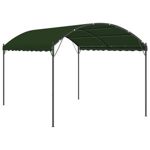 vidaXL Paviljong 4 x 3 x 2,6 m Gr&ouml;n Polyester och St&aring;l