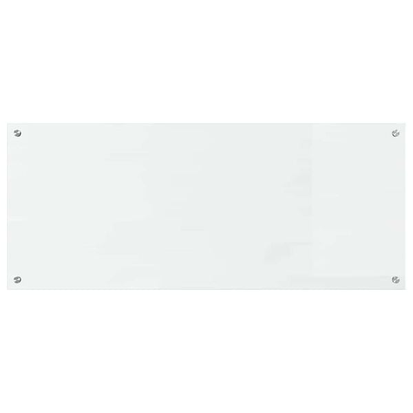 vidaXL K&ouml;kspl&aring;nbak Transparent 120 x 50 cm h&auml;rdat glas