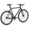 vidaXL Fixed gear cykel svart 700c 51 cm