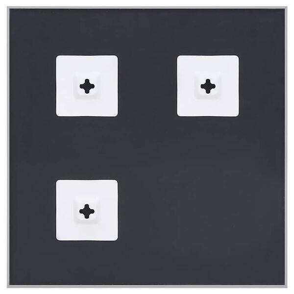 vidaXL Spegel silver 40x40 cm