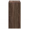 vidaXL Bokhylla brun ek 68,5x32x68,5 cm konstruerat trä