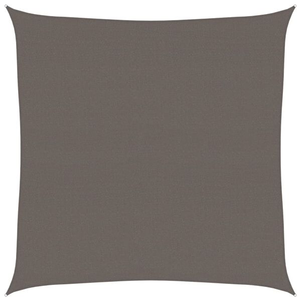 vidaXL Solsegel 160 g/m&sup2; antracit 7x7 m HDPE