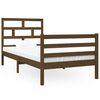 vidaXL S&auml;ngram massiv furu 90x190 cm honungsbrun