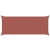 vidaXL Solskugge segel Terracotta 2,5 x 6 m 100% polyester oxford