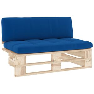 vidaXL Mittensektion till pallsoffa impregnerad furu