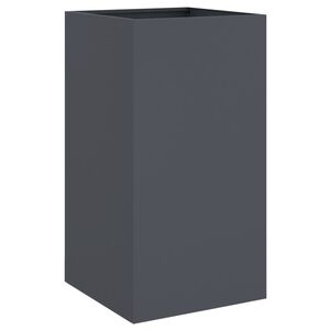 vidaXL Odlingsl&aring;da antracit 42x38x75 cm kallvalsat st&aring;l