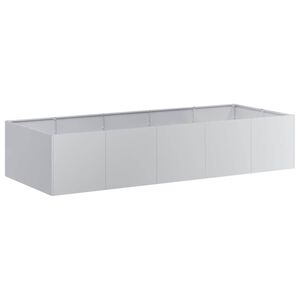 vidaXL Planteringsk&auml;rl 200x80x40 cm galvaniserat st&aring;l