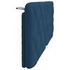 vidaXL Headboard Cushion Blue 140 cm Fabric