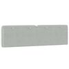 vidaXL Headboard Cushion Light Grey 180 cm Velvet