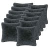 vidaXL Kudde med kudde HEERLEN 12 st Antracit PV Fleece