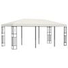 vidaXL Paviljong 3x6 m gr&auml;ddvit tyg