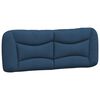 vidaXL Bed with Mattress "Hvar" Blue 140x190 cm Fabric