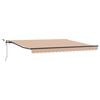 vidaXL Markis tyg Flerf&auml;rgsdesign 400 &times; 350 cm Polyester