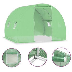 vidaXL V&auml;xthus 6 m&sup2; 3x2x2 m