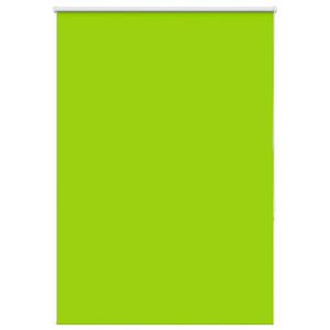 vidaXL Rullgardin m&ouml;rkl&auml;ggning blad gr&ouml;n 115x150 cm tyg bredd 110,7 cm