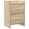 vidaXL S&auml;ngbord Sonoma-ek 40 x 30 x 60 cm Konstruerat tr&auml;