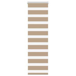 vidaXL Rullgardin zebra 40x100 cm tyg bredd 35,9 cm polyester