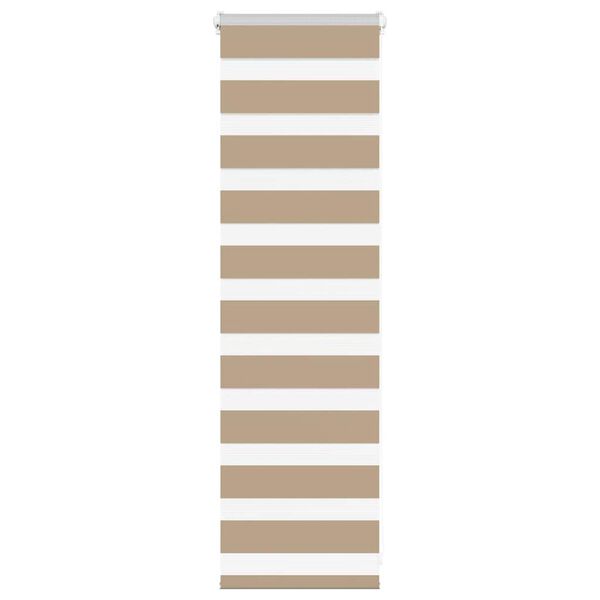 vidaXL Rullgardin zebra 40x100 cm tyg bredd 35,9 cm polyester