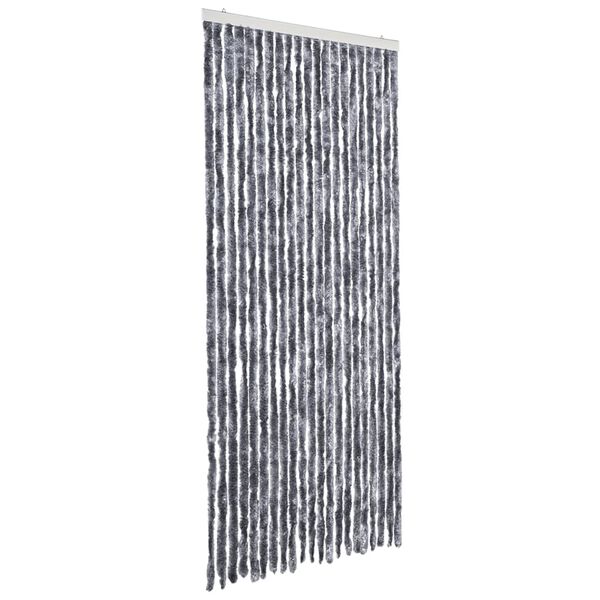 vidaXL Insektsdraperi silver 90x220 cm chenille