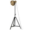 vidaXL Golvlampa 25 W antik mässing 61x61x90/150 cm E27