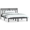 vidaXL S&auml;ngram massiv furu 120x190 cm gr&aring;