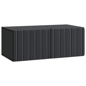 vidaXL V&auml;ggmonterad TV-b&auml;nk Svart 78,5 x 41 x 30 cm Konstruerat tr&auml;