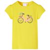 T-shirt f&ouml;r barn gul 116