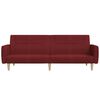 vidaXL B&auml;ddsoffa 2-sits vinr&ouml;d tyg