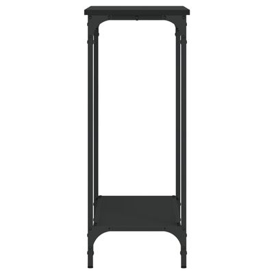 vidaXL Konsolbord svart 75x30,5x75 cm konstruerat trä