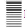 vidaXL Rullgardin zebra svart 135x200 cm tyg bredd 130,9 cm polyester