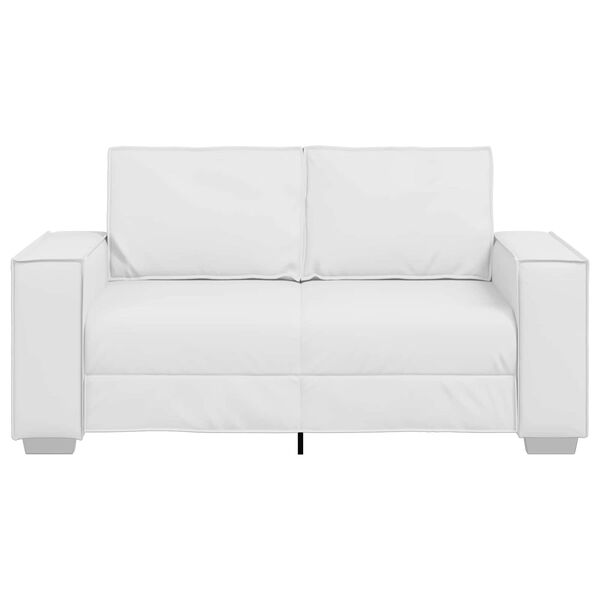 vidaXL Soffa Vit 160 x 78 x 84 cm tyg