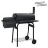vidaXL Utomhusgrill 103 x 60 x 113 cm St&aring;l Svart