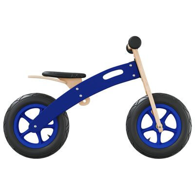 vidaXL Balanscykel för barn med luftdäck blå