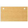 vidaXL Bordsskiva 110x60x4 cm bambu